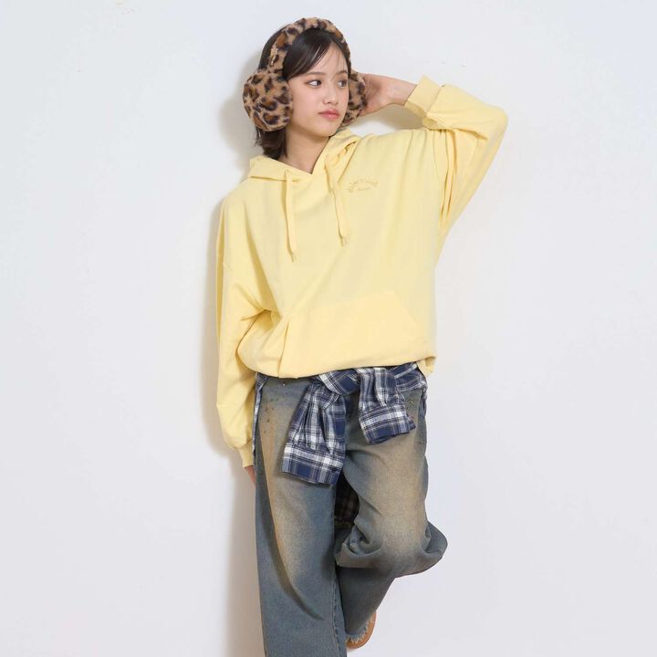 [Seconds Cute Top] [LTXC] Logo Foam Parka,Yellow, medium image number 7