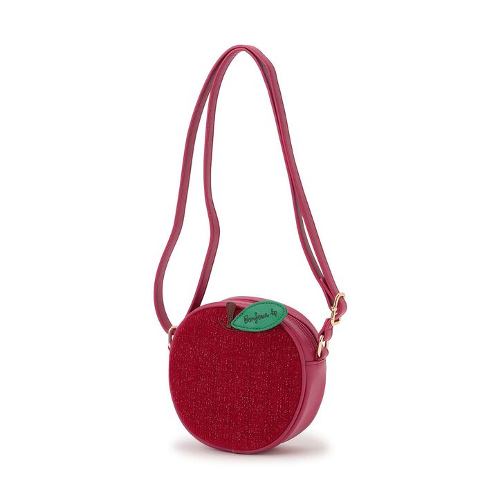 Knit Cord Apple Shoulder Bag,, medium