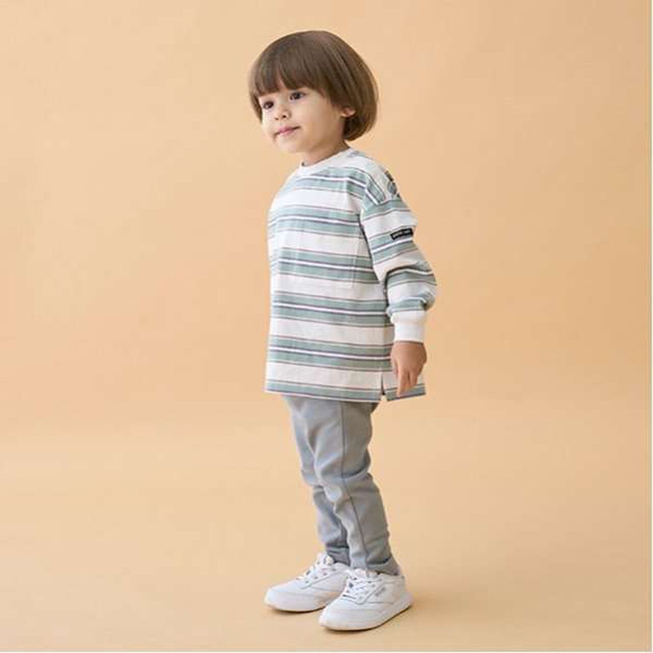 Multi-Stripe T-Shirt,Green, large image number 1