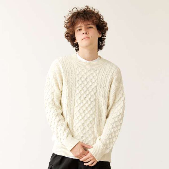 [Adult Size Available] Cable Knit,, medium