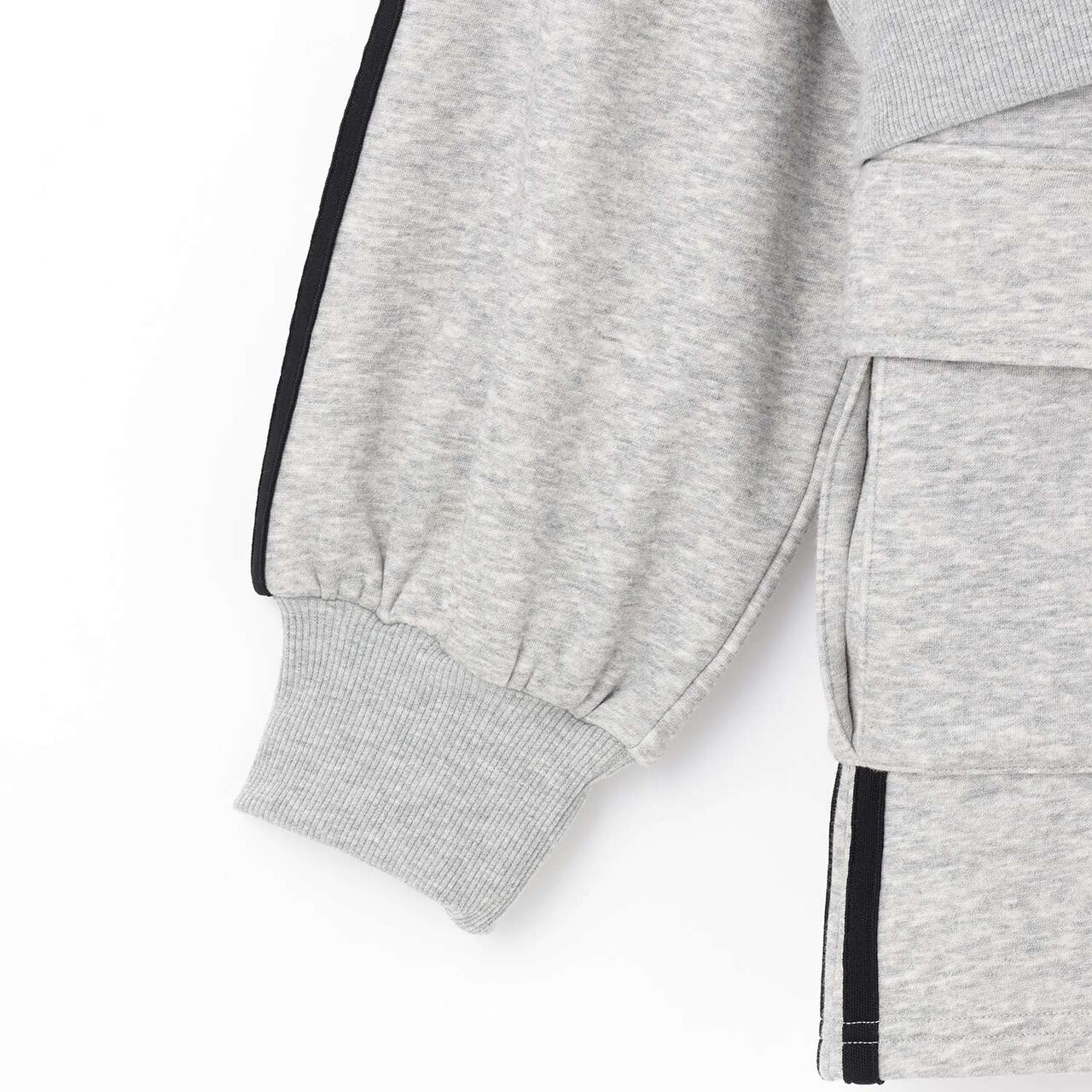 [LTXC/Shaggy Lining] Zip Parka Outfit Set,Top gray, large image number 15