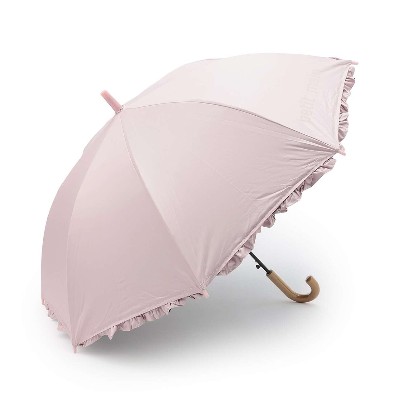 [UV] All-Weather Frill Long Umbrella,Pink, large image number 0