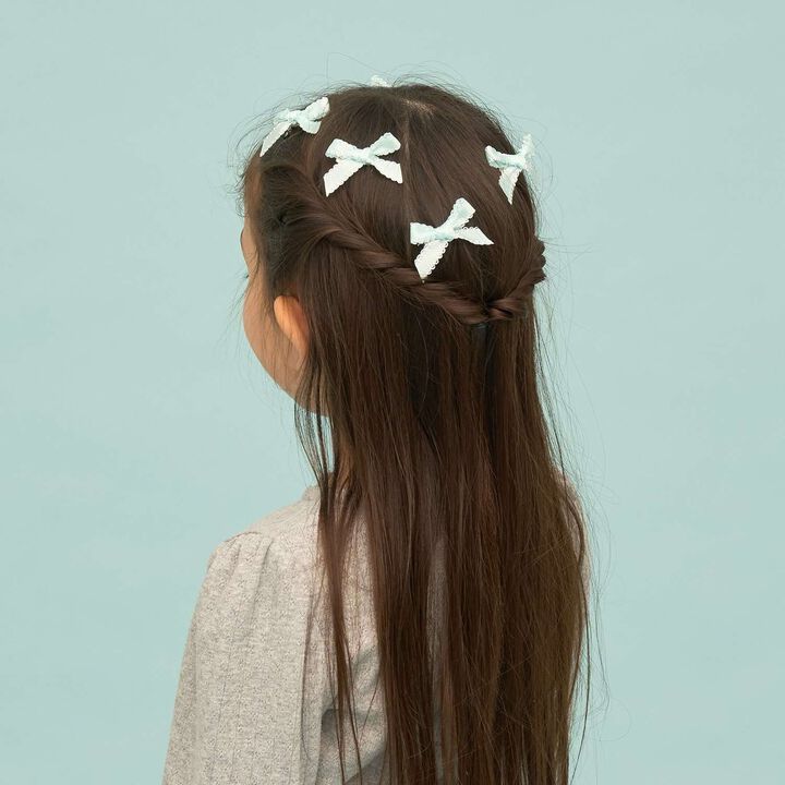 Mini Hair Clips (Set of 6),Cream, medium image number 22