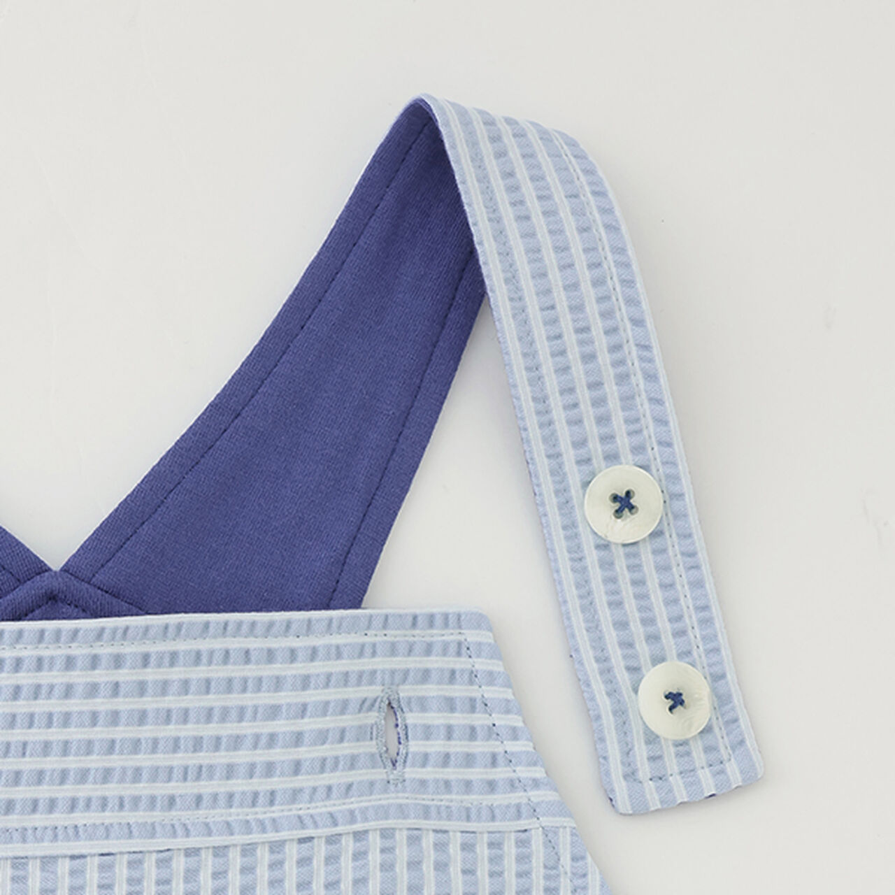 Soccer Stripe Overalls,Gray, large image number 3