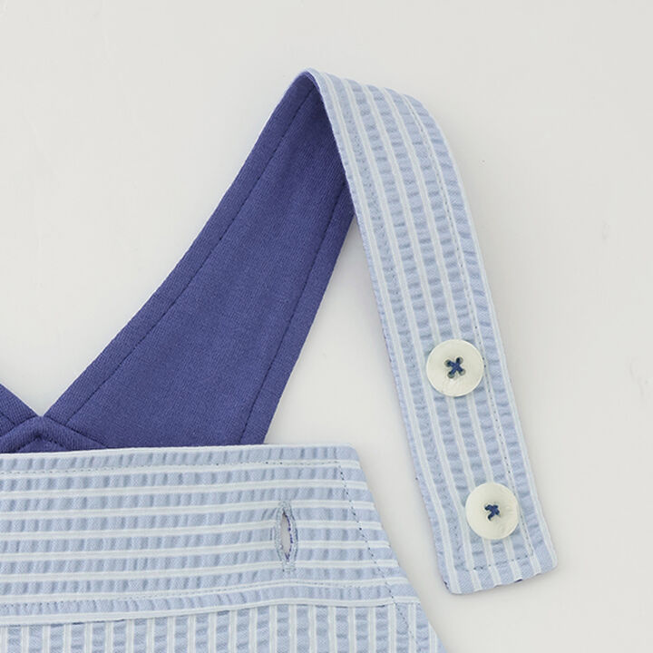 Soccer Stripe Overalls,Gray, medium image number 3