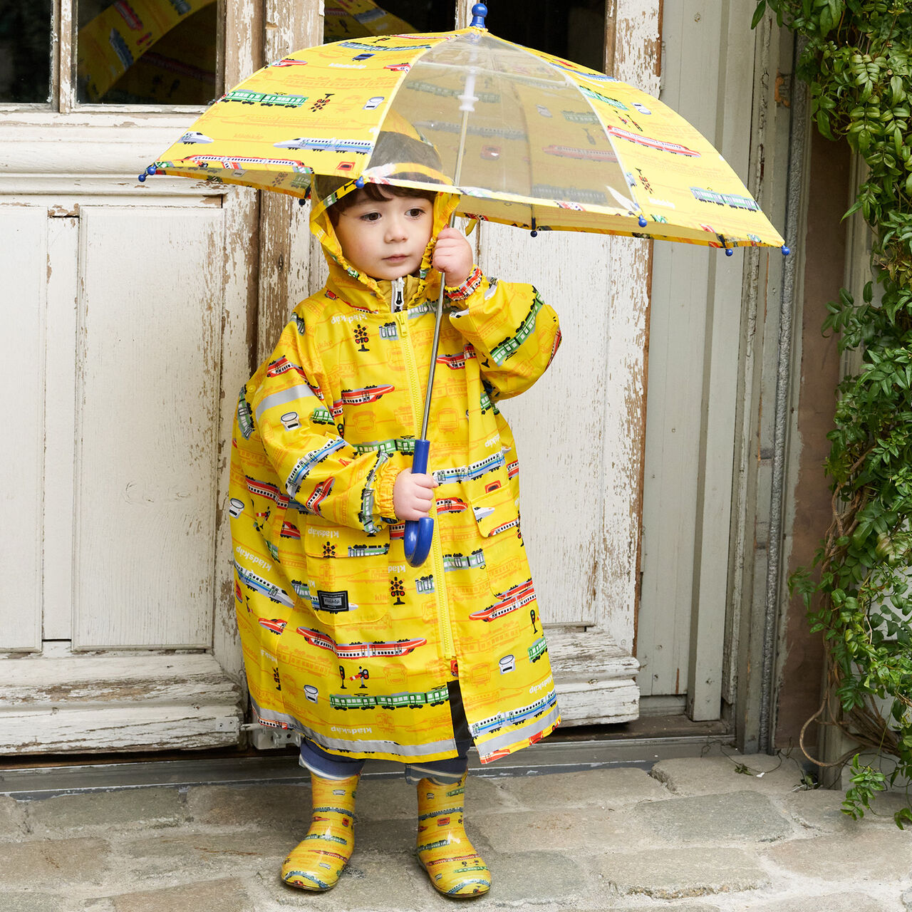 All-Over Pattern Umbrella,Navy, large image number 15