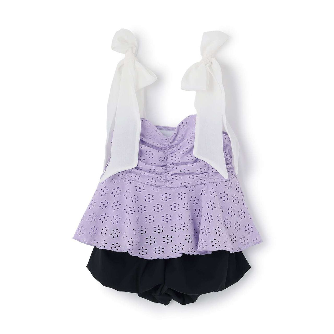 [SWIM] [UV Protection] Lace Top & Balloon Pants Separate Swimsuit,Off white, large image number 2