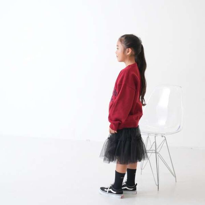[Matching with Dad Outfit] Machine Washable Kids Logo Knitwear,Navy, medium image number 2