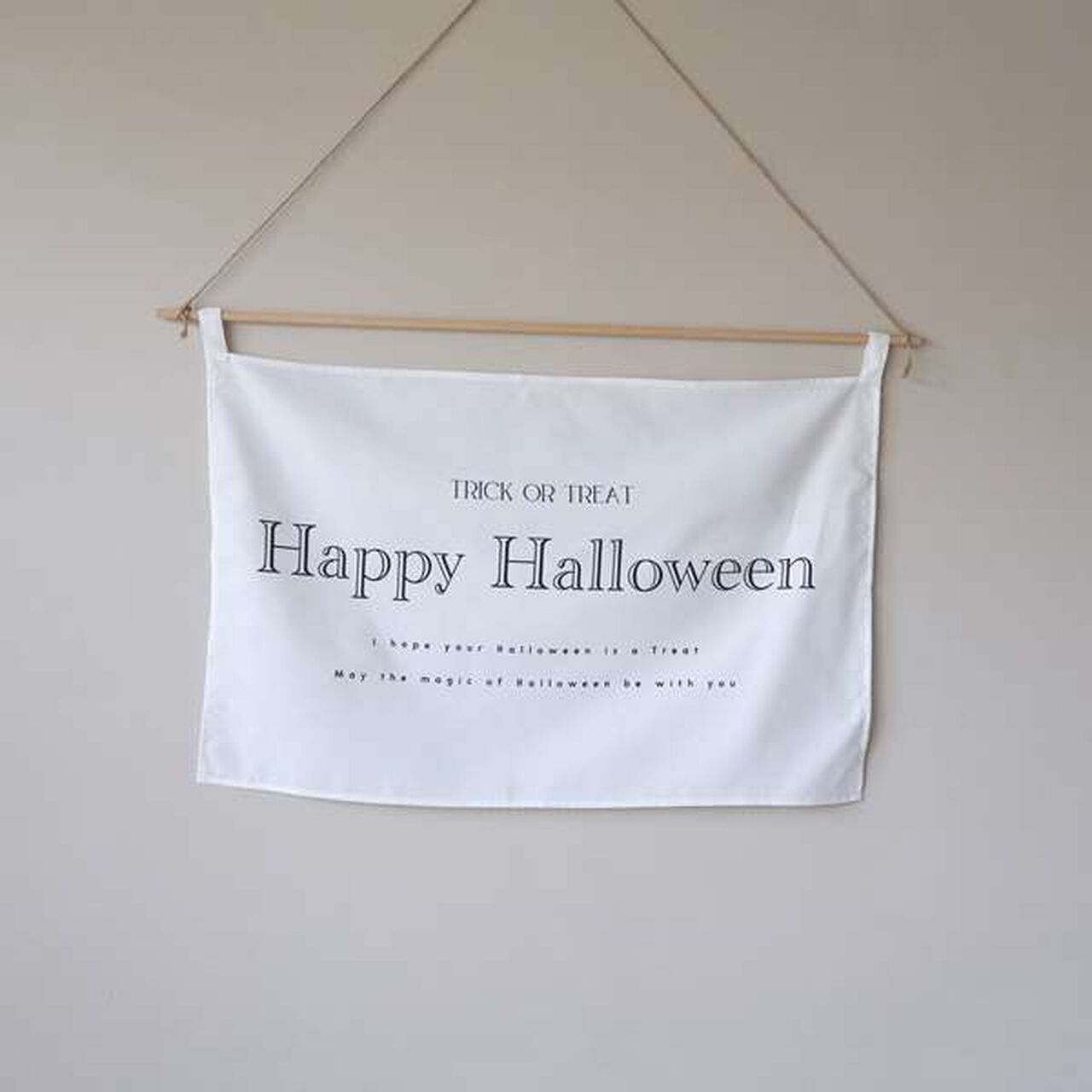 Halloween Fabric Poster,Off white, large image number 0