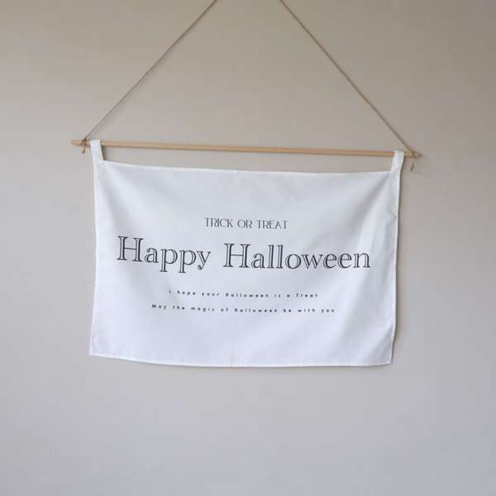 Halloween Fabric Poster,Off white, medium image number 0