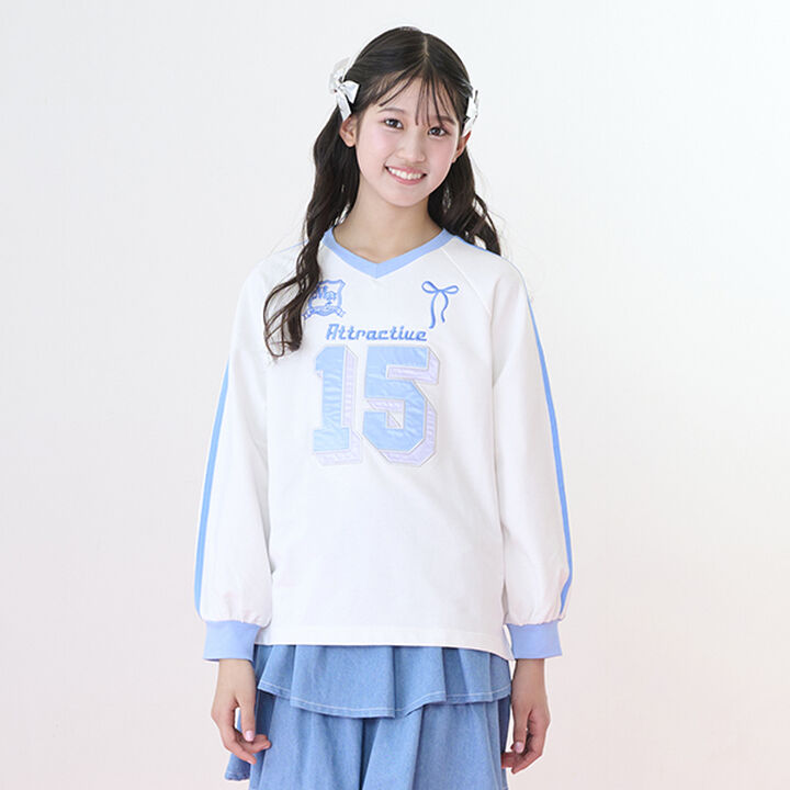 Numbered Long-Sleeve T-Shirt,Navy, medium image number 26