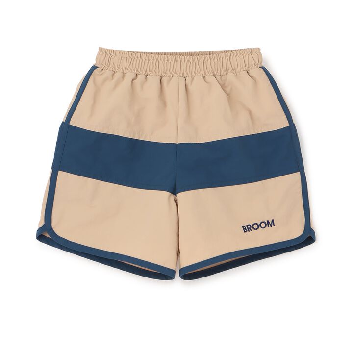 [SWIM] 雙色拼接衝浪褲 [兒童服裝] [童裝] [男童] [女孩],淡卡其色, medium image number 1