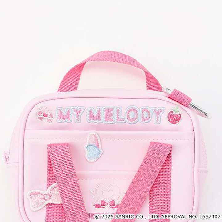 [My Melody & Cinnamoroll] School Bag Style Pouch,Pink, medium image number 17