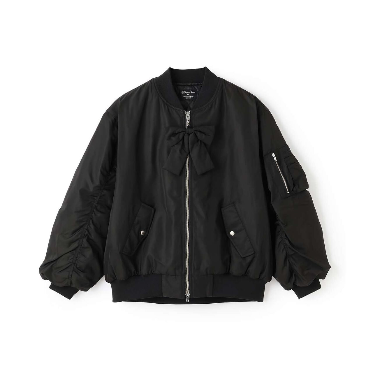 MA-1 with Ribbon Charm,Black, large image number 12