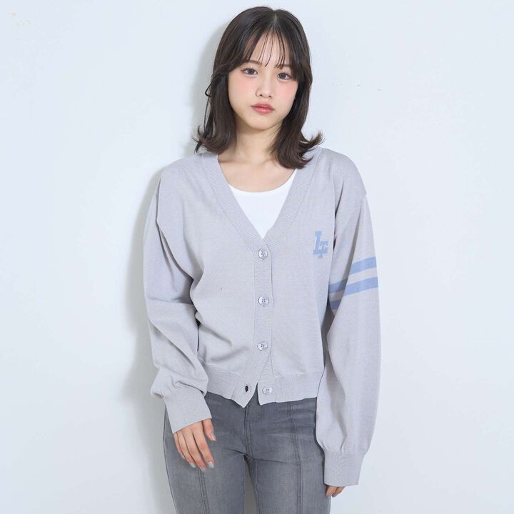 [UV/Washable] Back Logo Cardigan,Yellow, medium image number 6