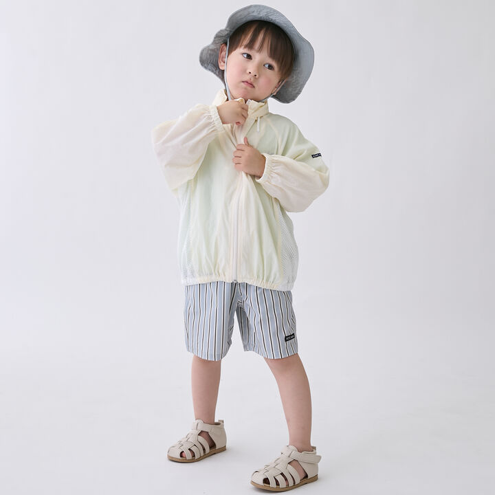 Packable Washer Finish Windbreaker,Ivory, medium image number 3