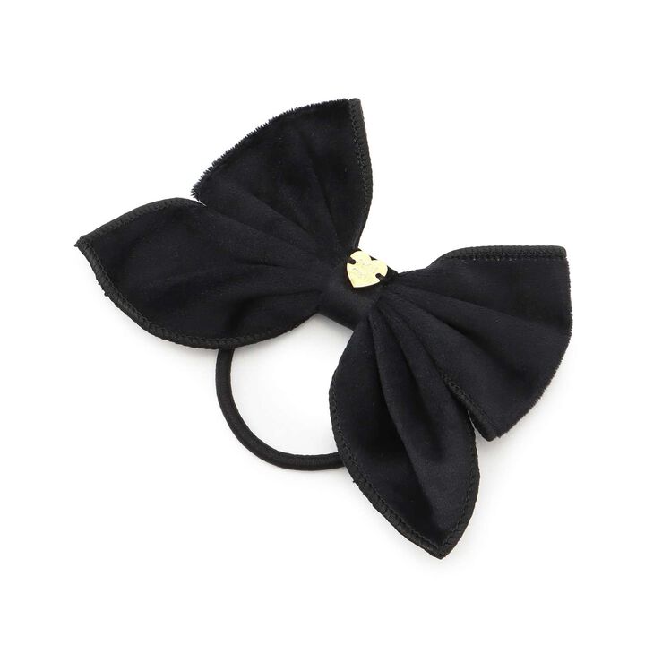 Ribbon Hair Tie,Black, medium image number 0