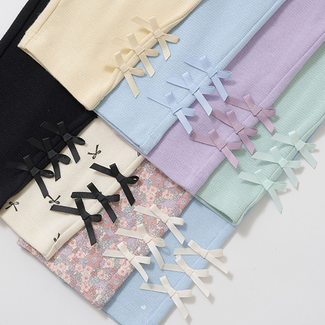 [Tomo] Pants Ribbon Ribbon Straight Pants,Lavender, large image number 16