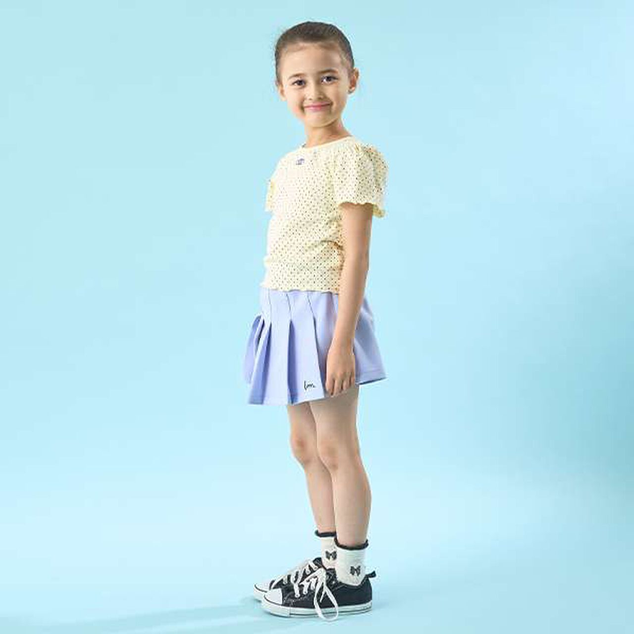 Pleated Skirt-Pants,Lavender, large image number 17