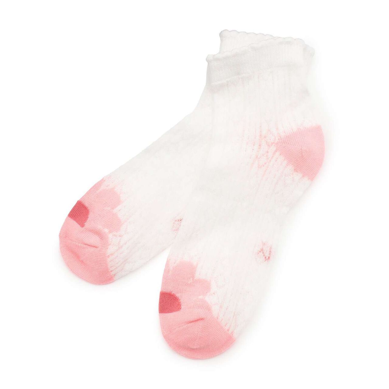 Spring Crew Socks,Yellow green, large image number 1