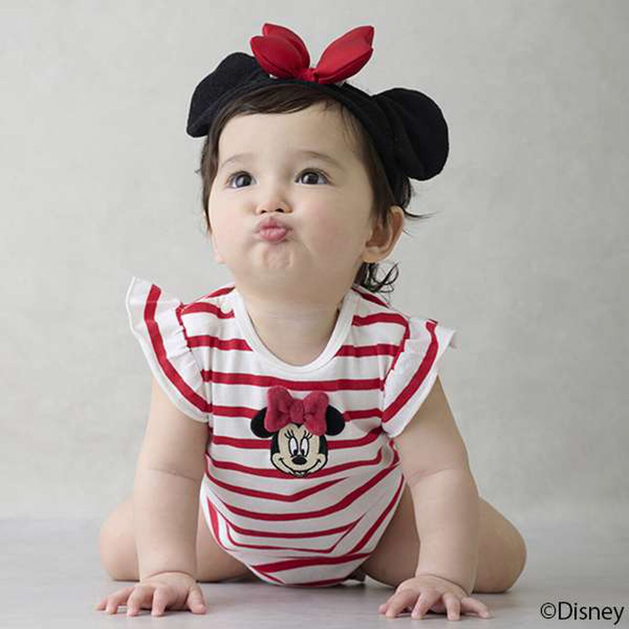 [Disney] Headband Romper,Yellow, large image number 1