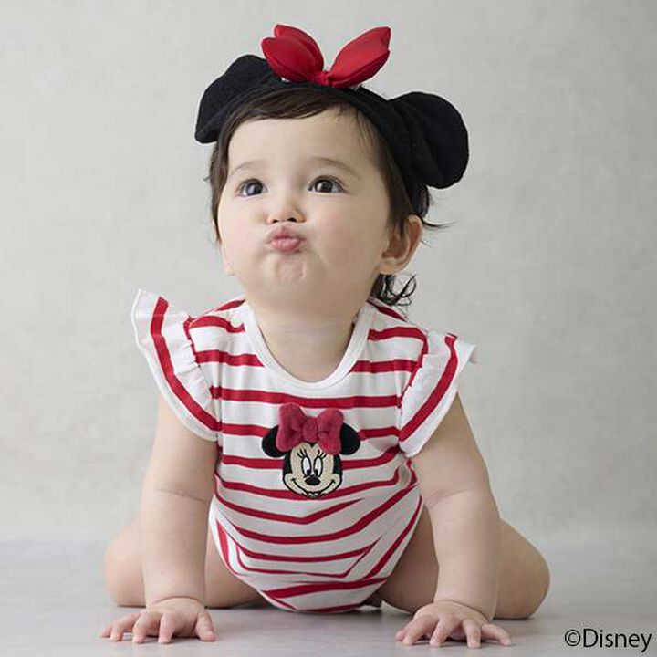 [Disney] Headband Romper,Yellow, medium image number 1