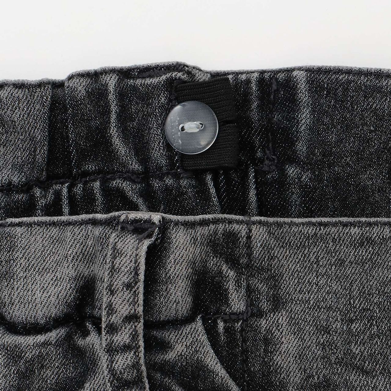[Stretch] Sparkling Flare Denim Pants,Blue, large image number 12