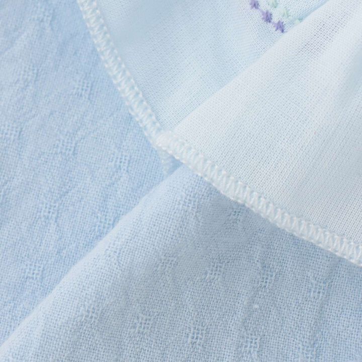 Waterproof Embroidered Frill Bib,Ivory, medium image number 6