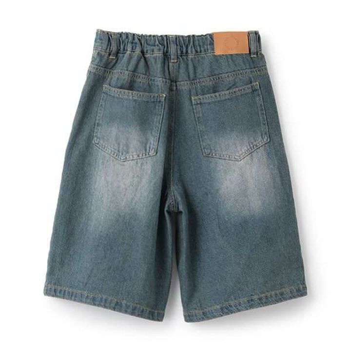 [LTXC] Tuck Half Denim Pants,Black, medium image number 2