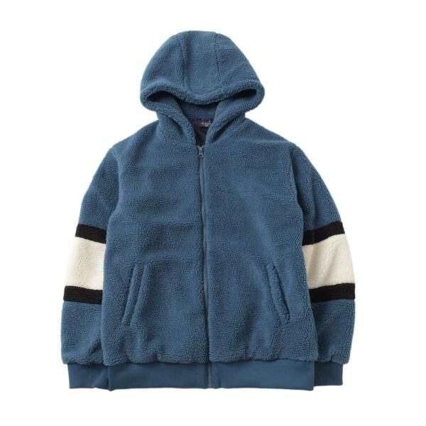 専用URU SHEEP BOA ZIP UP HOODED BLOUSON URU [ SHEEP BOA ZIP UP HOODED BLOUSON ] D.NAVY | ロイド