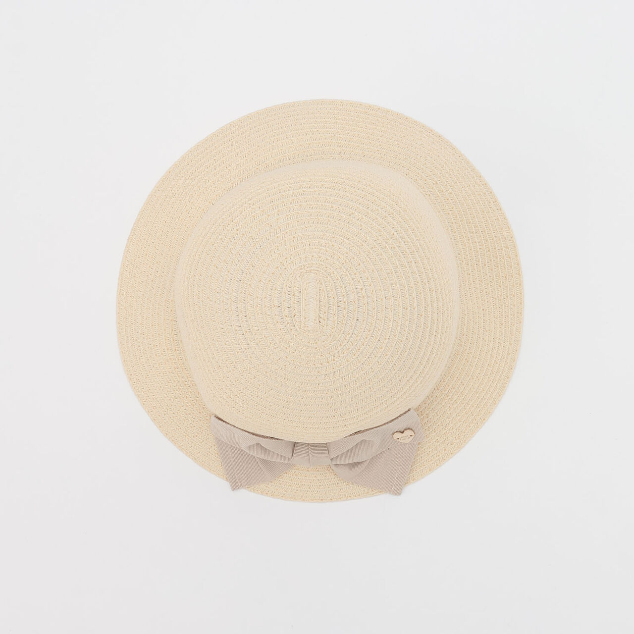 [Link] Foldable Ribbon Hat,Pearl white, large image number 3
