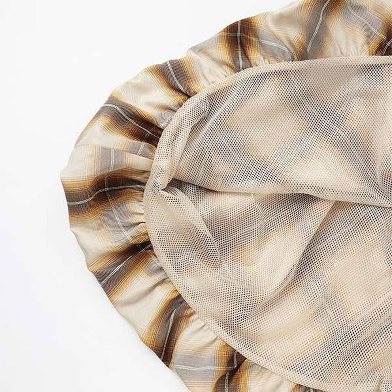 [AMI] Check Balloon Skirt & Inner Pants Set,Beige, large image number 8