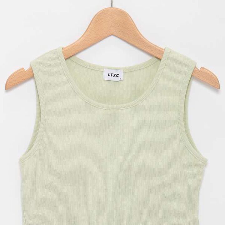 [LTXC] Quick-Dry Black Cropped Tank Top,Lavender, medium image number 11
