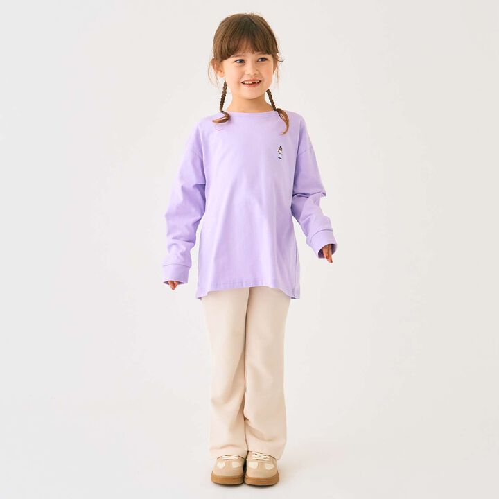 Bear One-Point Long Sleeve T-Shirt,Off white, medium image number 13