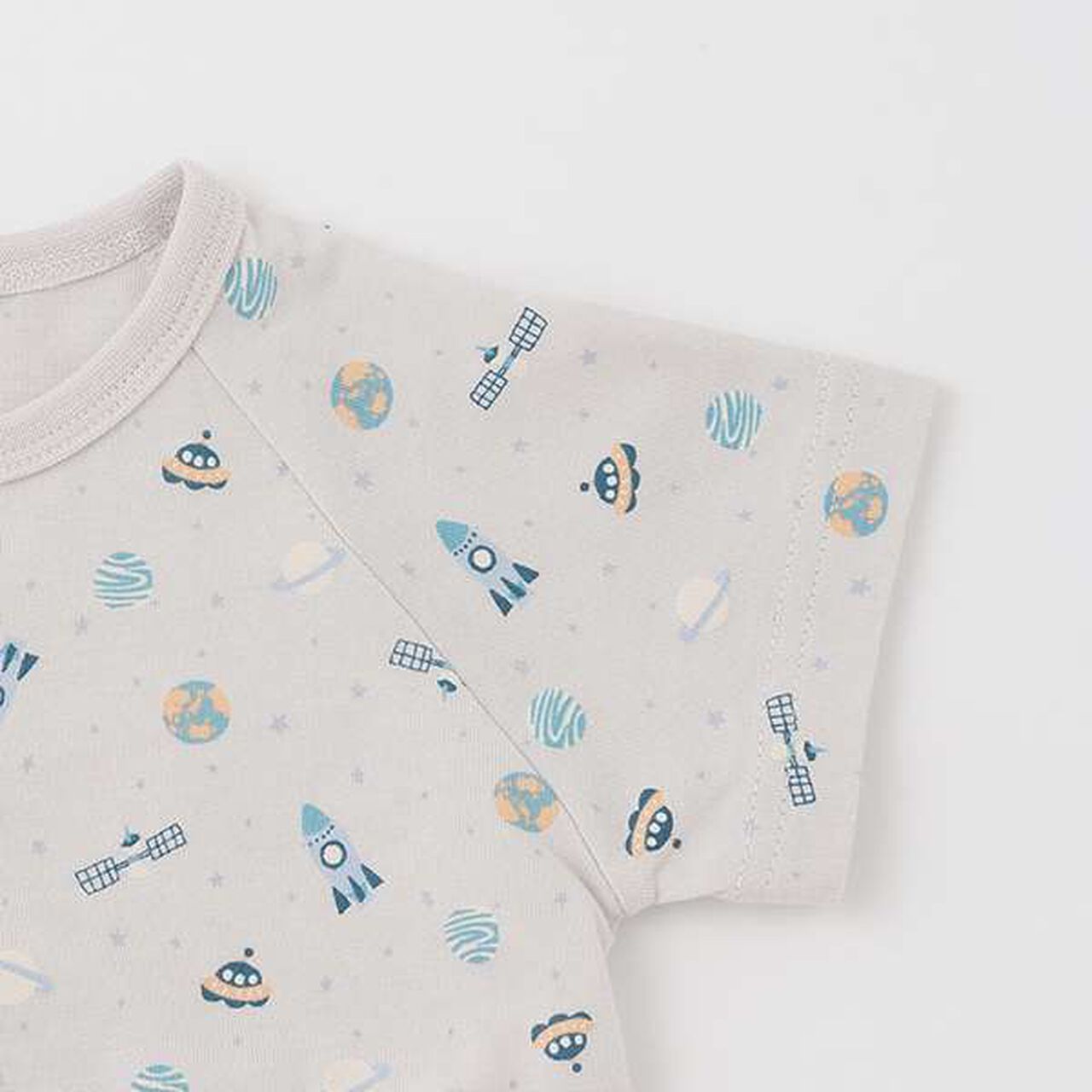 [GOOD PRICE] Short-Sleeve 2 WAY All-in-One,Ivory, large image number 14