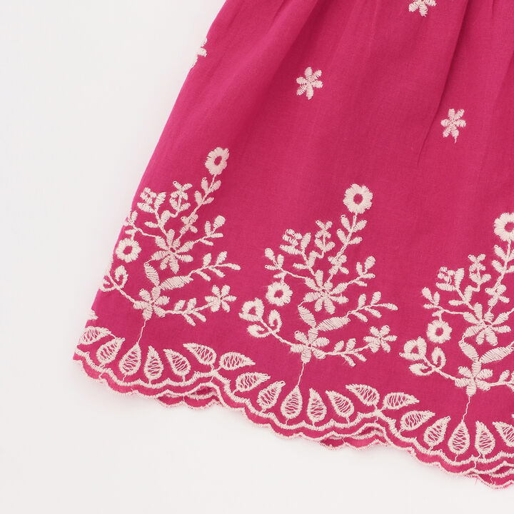 [Link] Indian Cotton Embroidered Tunic,Pearl white, medium image number 4