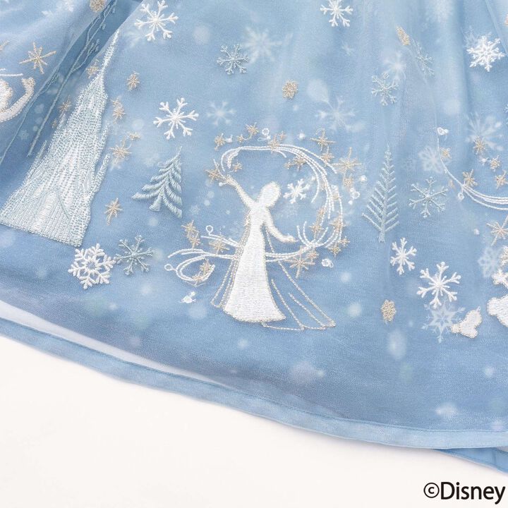 [Elsa] Frozen One-Piece Dress,Sax blue, medium image number 9