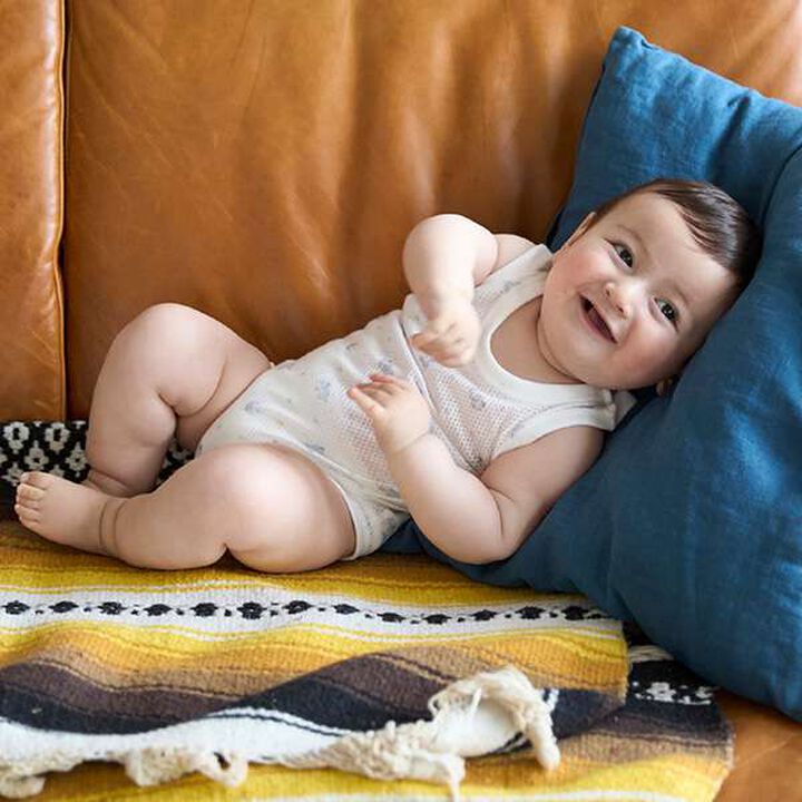 [Weak Acidity] Mesh Tank Romper,Light blue, medium image number 0