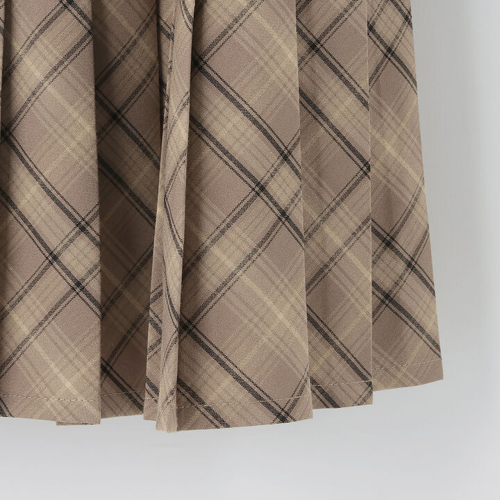 Twin Ribbon Jumper Skirt & T-Shirt Set,Brown, medium image number 12