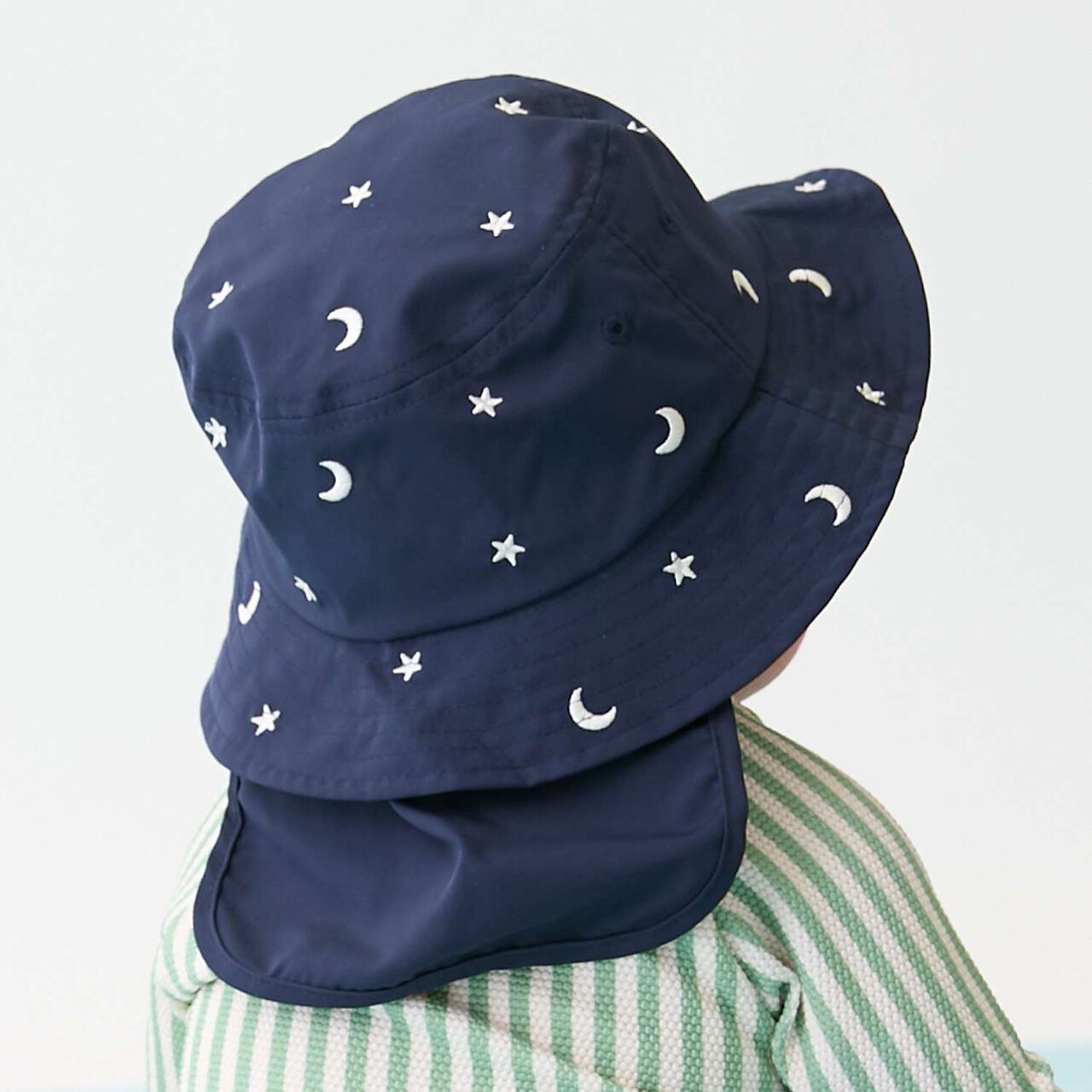 [Heat-Resistant] Embroidered Bucket Hat,Pink, large image number 4