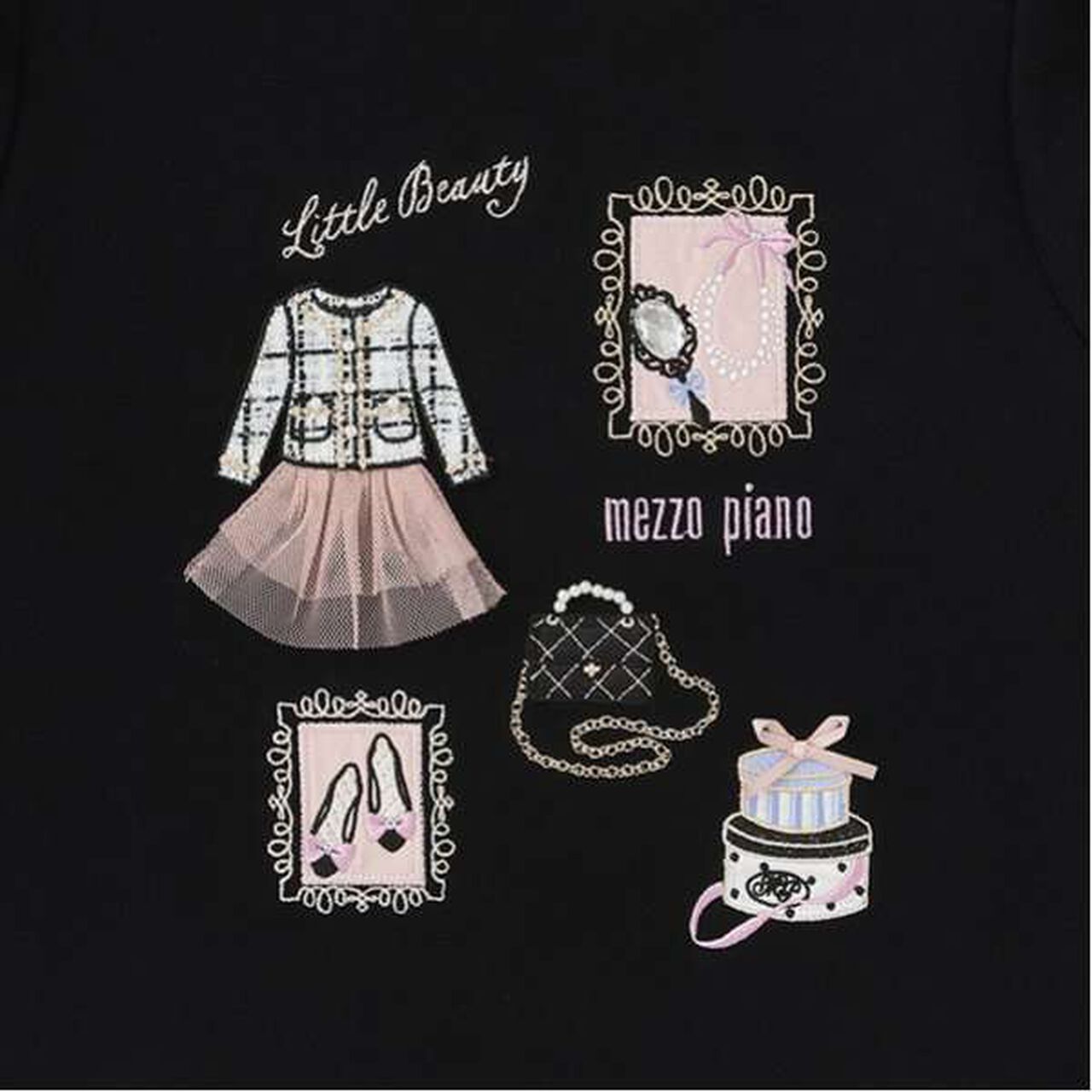 Frame Scalloped Hem Long Sleeve T-Shirt,Lavender, large image number 3