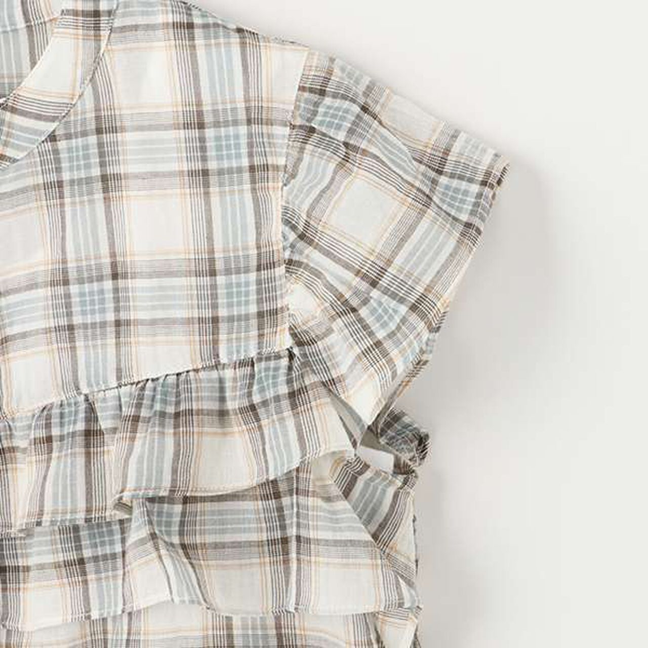 Frill Blouse,White, large image number 6