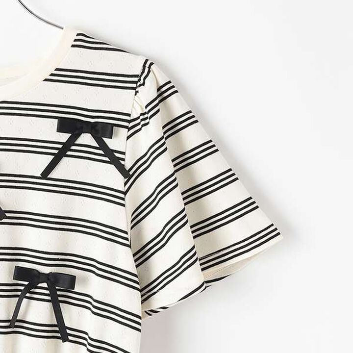 Ribbon & Tiered Docking Dress,Blue, medium image number 3