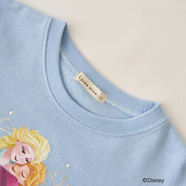 [Frozen] [Goodbye Pills Brushed Fleece] Sparkling Lame & Transfer Assortment Print Sweatshirt,Gray, medium image number 7