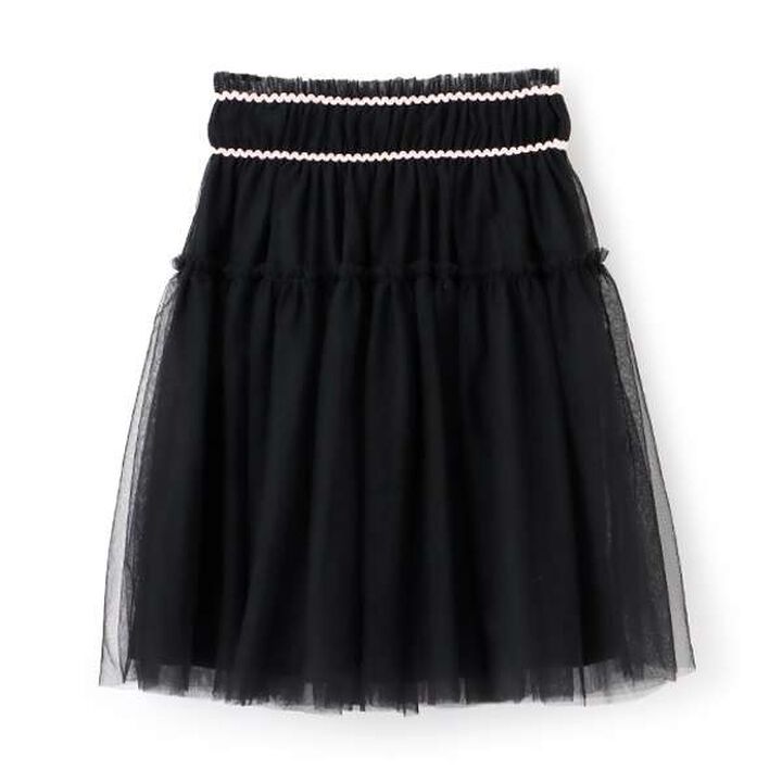 [Halloween] Gathered Tulle Skirt,Ivory, medium image number 3