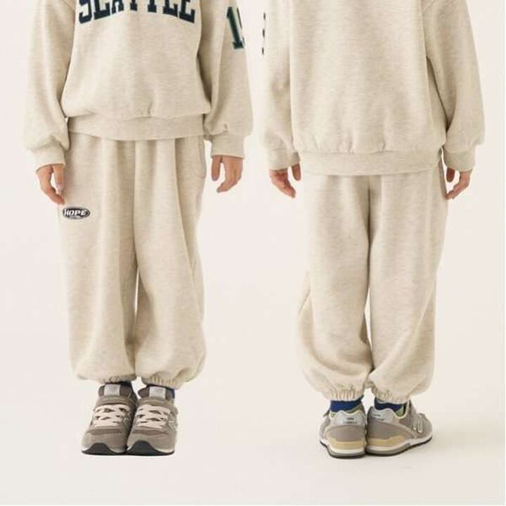 Cozy Fleece Color Block Sweatpants with Panels,Charcoal gray, medium image number 17