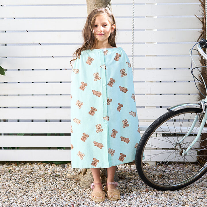 [SWIM] Assorted All-Over Pattern Changing Towel 70cm,Emerald green, medium image number 0