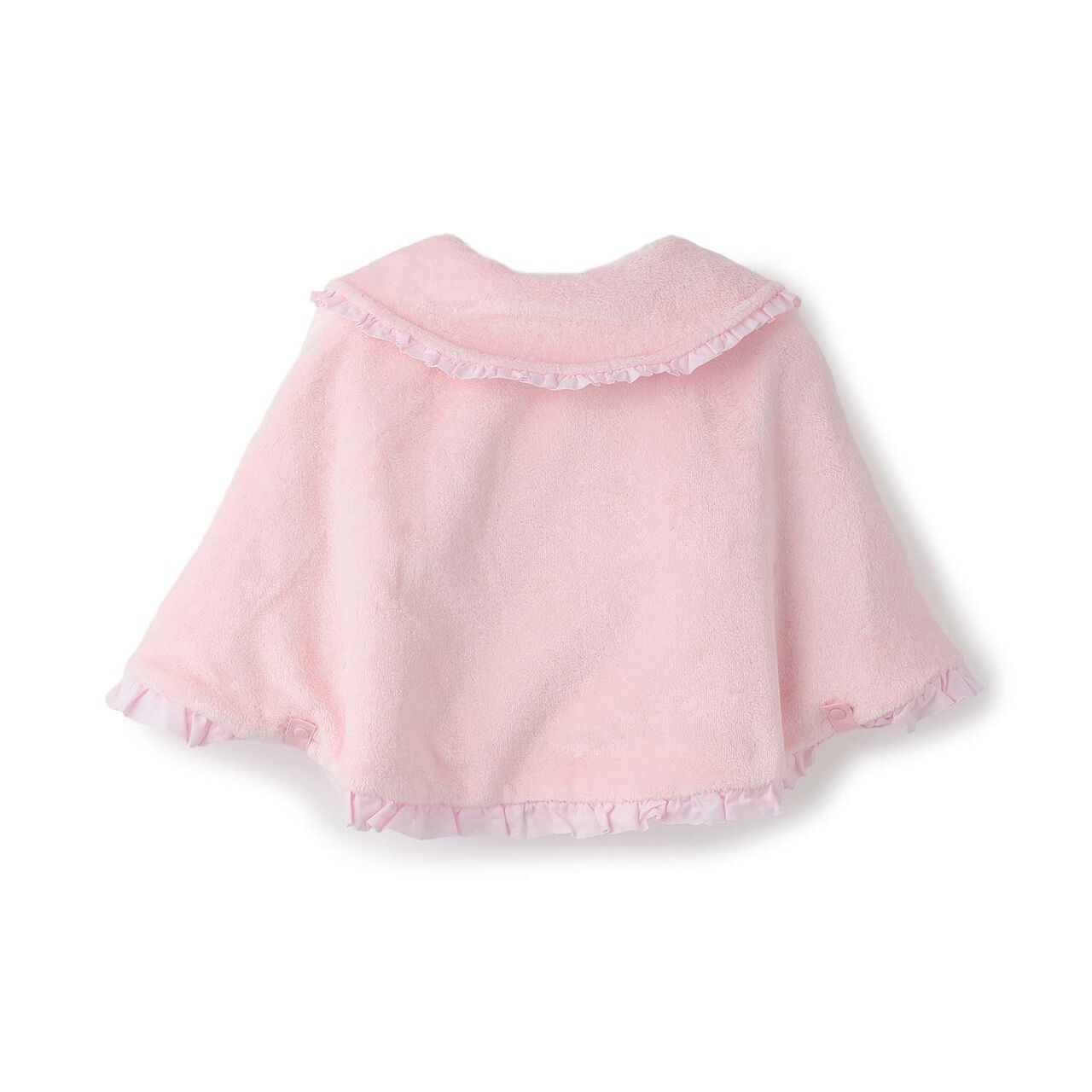 Flocked Jacquard Reversible Cape,Light pink, large image number 4