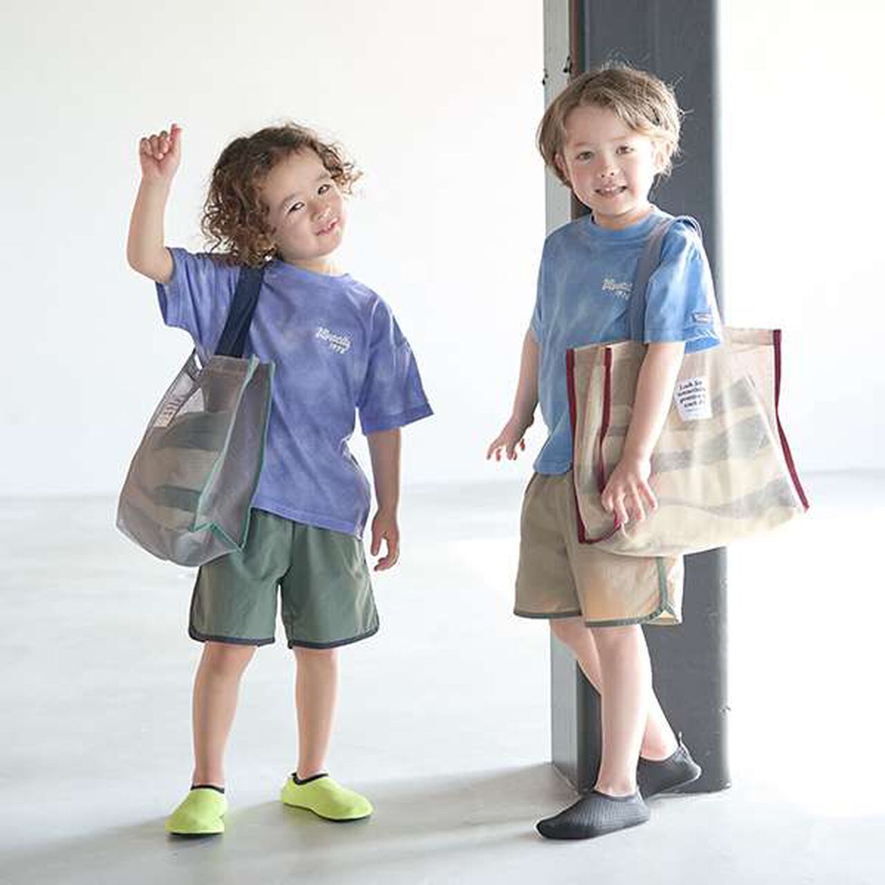 [SWIM] Piping Surf Shorts (Underpants Included),Beige, large image number 10