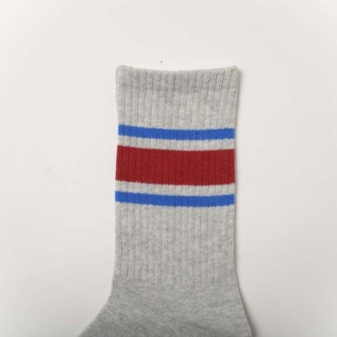 [Adult Size Available] Crew Length Line Socks 3-Pair Set,Multi color, large image number 7